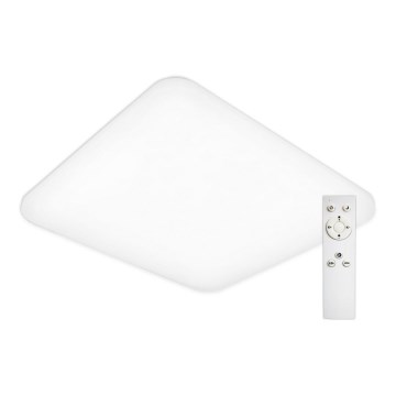 Top Light - LED Ρυθμιζόμενο φωτιστικό οροφής OCEAN H80 RC LED/100W/230V τετράγωνο + τηλεχειριστήριο