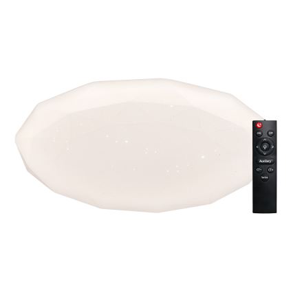 Top Light - Ρυθμιζόμενο LED φωτιστικό οροφής μπάνιου SPARKLE LED/60W/230V 3000-6500K IP44 Ø 49 cm λευκό + τηλεχειριστήριο