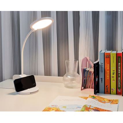 Top Light - Επιτραπέζιο φωτιστικό LED VIOLA, ρυθμιζόμενης φωτεινότητας με έλεγχο αφής, LED/12W/230V, 2700-6500K, λευκό