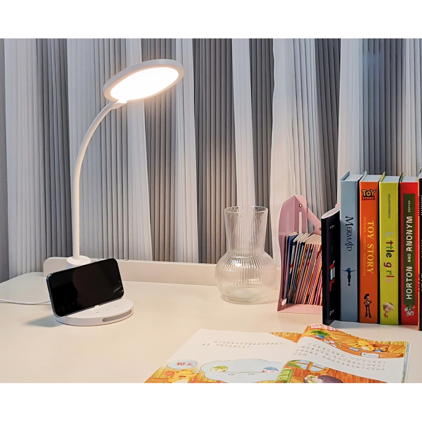 Top Light - Επιτραπέζιο φωτιστικό LED VIOLA, ρυθμιζόμενης φωτεινότητας με έλεγχο αφής, LED/12W/230V, 2700-6500K, λευκό