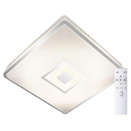 Top Light - LED RGB dimmable φωτιστικό οροφής RAINBOW LED/24W/230V τετράγωνο + τηλεχειριστήριο