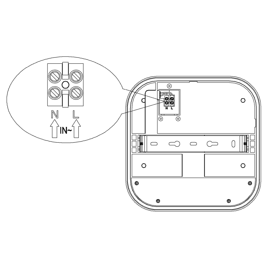 Top Light - LED εξωτερικό φωτιστικό τοίχου με αισθητήρα κίνησης και λυκόφωτος BARI LED/20W/230V 4000K IP65