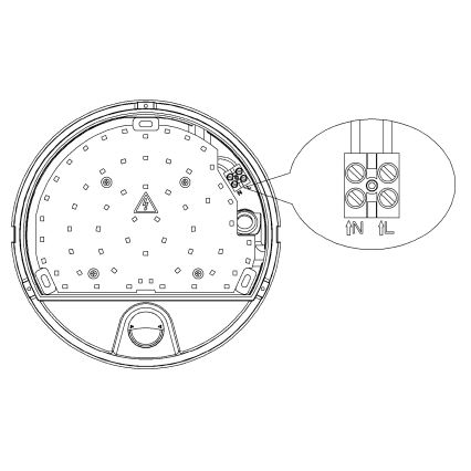 Top Light - LED εξωτερικό επιτοίχιο φωτιστικό με αισθητήρα κίνησης και φωτοκύτταρο BARI LED/15W/230V 4000K IP54