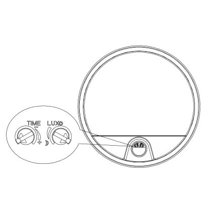 Top Light - LED εξωτερικό επιτοίχιο φωτιστικό με αισθητήρα κίνησης και φωτοκύτταρο BARI LED/15W/230V 4000K IP54