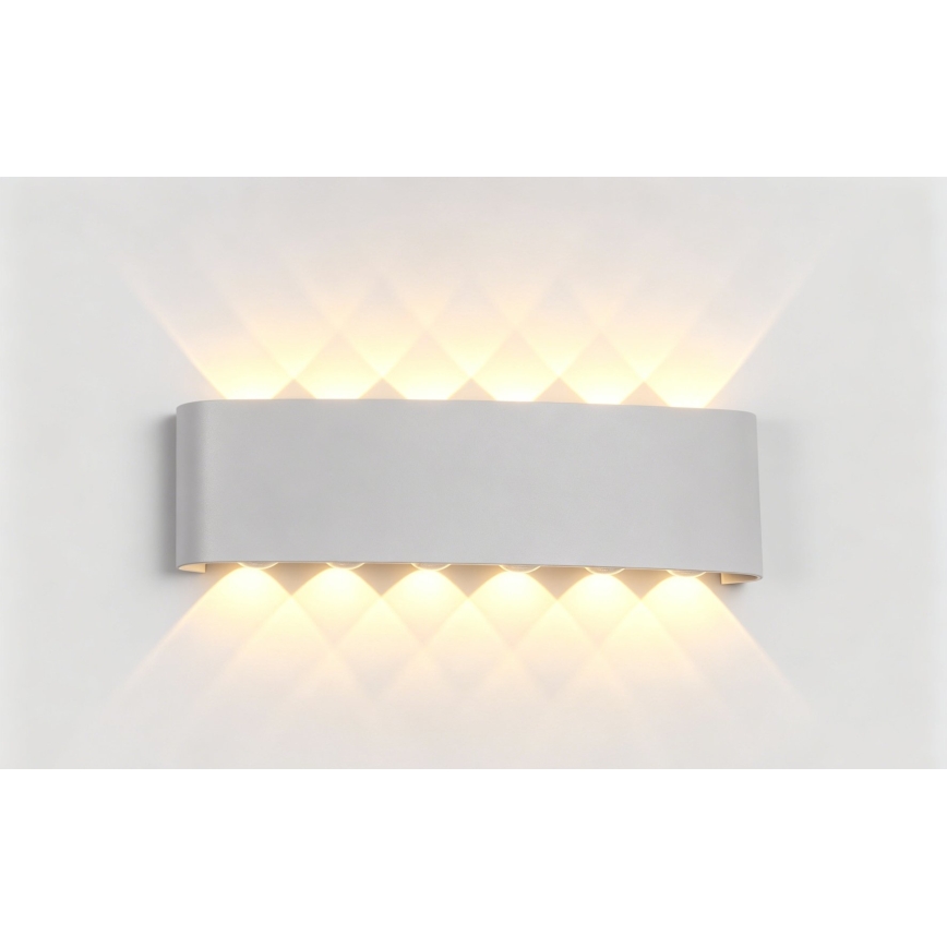 Top Light - LED επιτοίχιο φωτιστικό εξωτερικού χώρου RAY LED/10W/230V 3000/4000/6500K IP54 λευκό