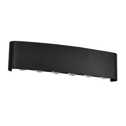 Top Light - LED Εξωτερικό επιτοίχιο φωτιστικό RAY LED/10W/230V 3000/4000/6500K IP54 μαύρο