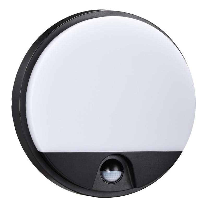 Top Light - LED Εξωτερικό τοίχου φωτιστικό με αισθητήρα κίνησης και λυκόφως BARI LED/15W/230V 4000K IP54