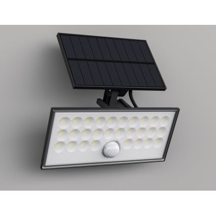 Top Light - Ηλιακός προβολέας τοίχου LED με αισθητήρα HELEON VARIO LED/8W/3,7V IP65 4000K + τηλεχειριστήριο