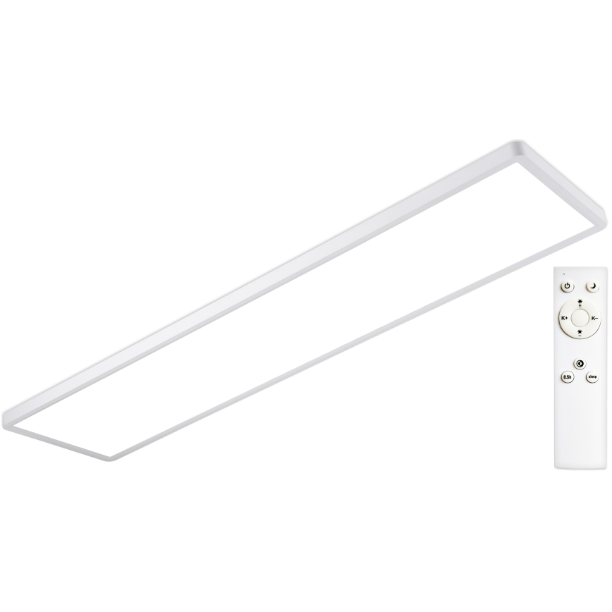 Top Light - LED Πλαφονιέρα οροφής ντιμαριζόμενη REVIT LED/70W/230V 3000-6500K 120x30 cm λευκό + τηλεχειριστήριο