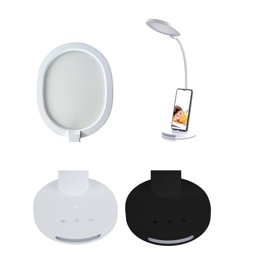 Top Light - LED Ρυθμιζόμενη επαφή επιτραπέζια λάμπα VIOLA LED/12W/230V 2700-6500K μαύρη