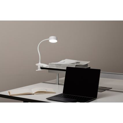 Top Light - LED Ρυθμιζόμενη επιτραπέζια λάμπα αφής με κλιπ BELLA LED/4,8W/5V 3000-6500K λευκή