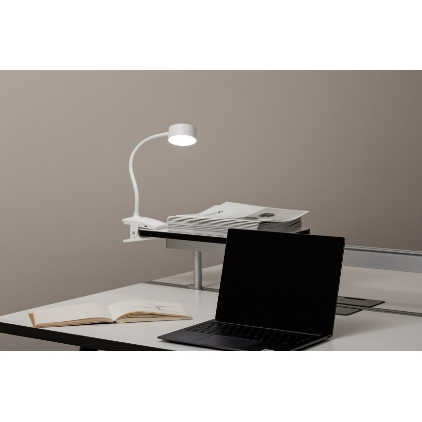 Top Light - LED Ρυθμιζόμενη επιτραπέζια λάμπα αφής με κλιπ BELLA LED/4,8W/5V 3000-6500K λευκή
