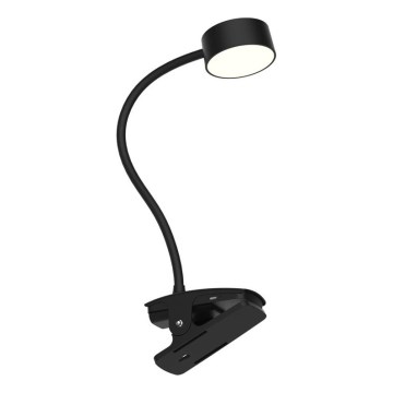 Top Light - LED ρυθμιζόμενη επιτραπέζια λάμπα με κλιπ BELLA LED/4,8W/5V 3000-6500K μαύρη