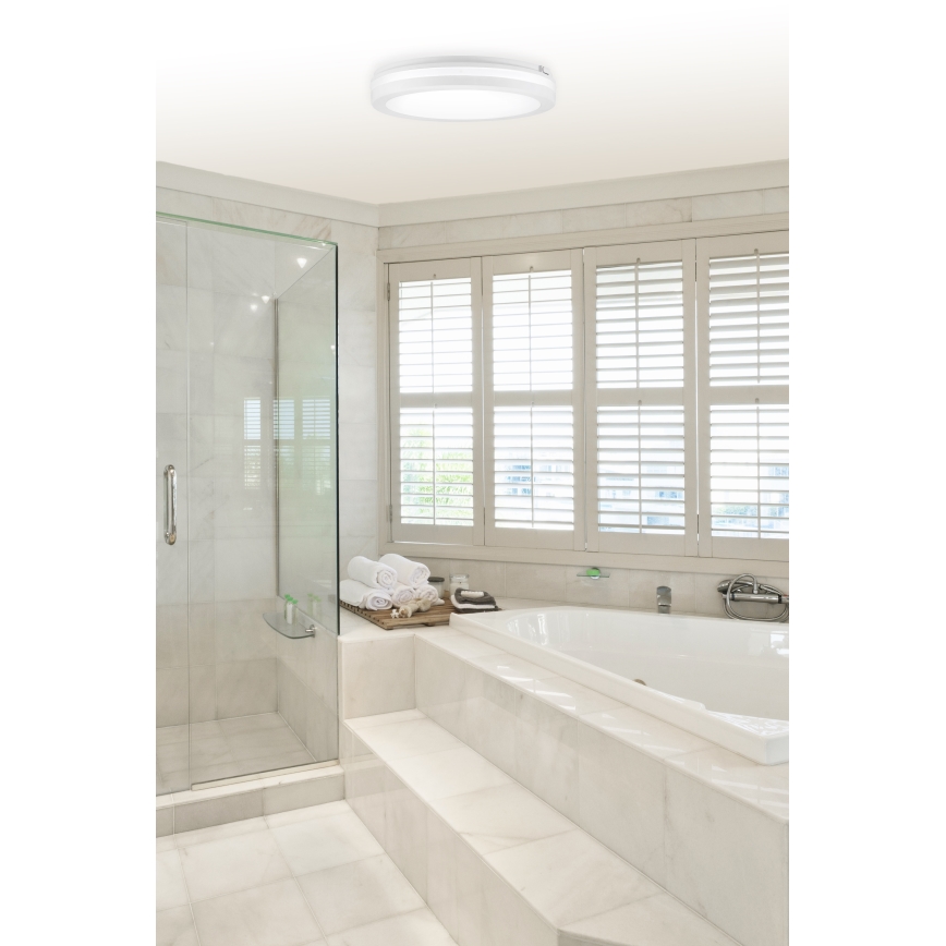 Top Light - LED φωτιστικό οροφής μπάνιου COMET LED/40W/230V 3000/4000/6500K IP54 λευκό διάμ. 40 εκ.