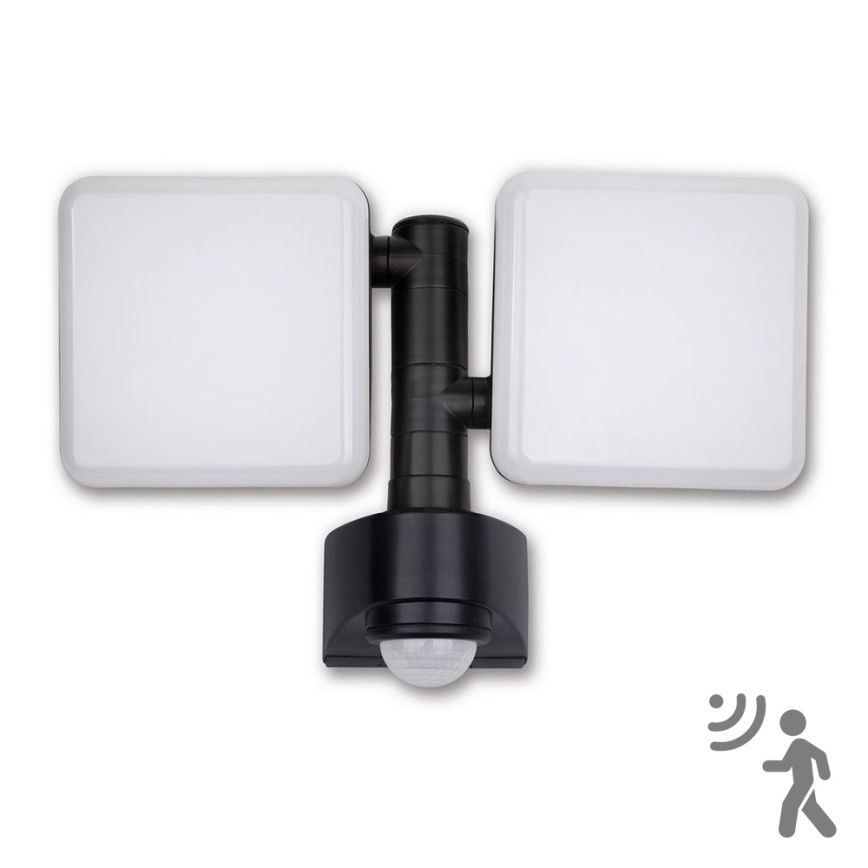 Top Light  Lucca 2 PIR - LED Φωτιστικό τοίχου εξωτερικού χώρου με αισθητήρα LUCCA 2xLED/10W/230V IP54