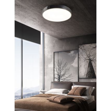 Top Light  Metal 40CR RC - LED Dimmable φωτιστικό οροφής METAL LED/51W/230V γυαλιστερό χρώμιο + τηλεχειριστήριο