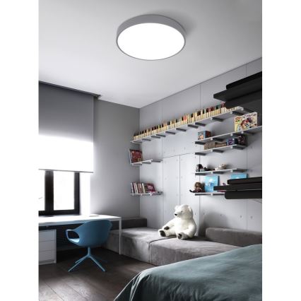 Top Light Metal 40S RC - LED Ρυθμιζόμενο φωτιστικό οροφής LED/51W/230V γκρι + τηλεχειριστήριο