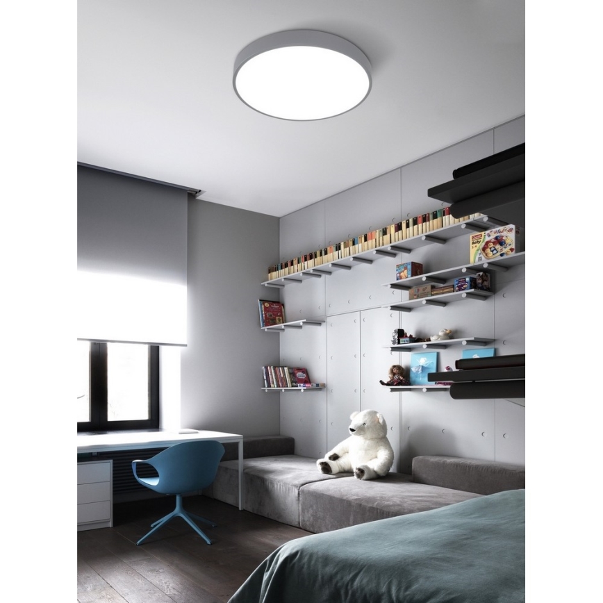 Top Light Metal 40S RC - LED Ρυθμιζόμενο φωτιστικό οροφής LED/51W/230V γκρι + τηλεχειριστήριο