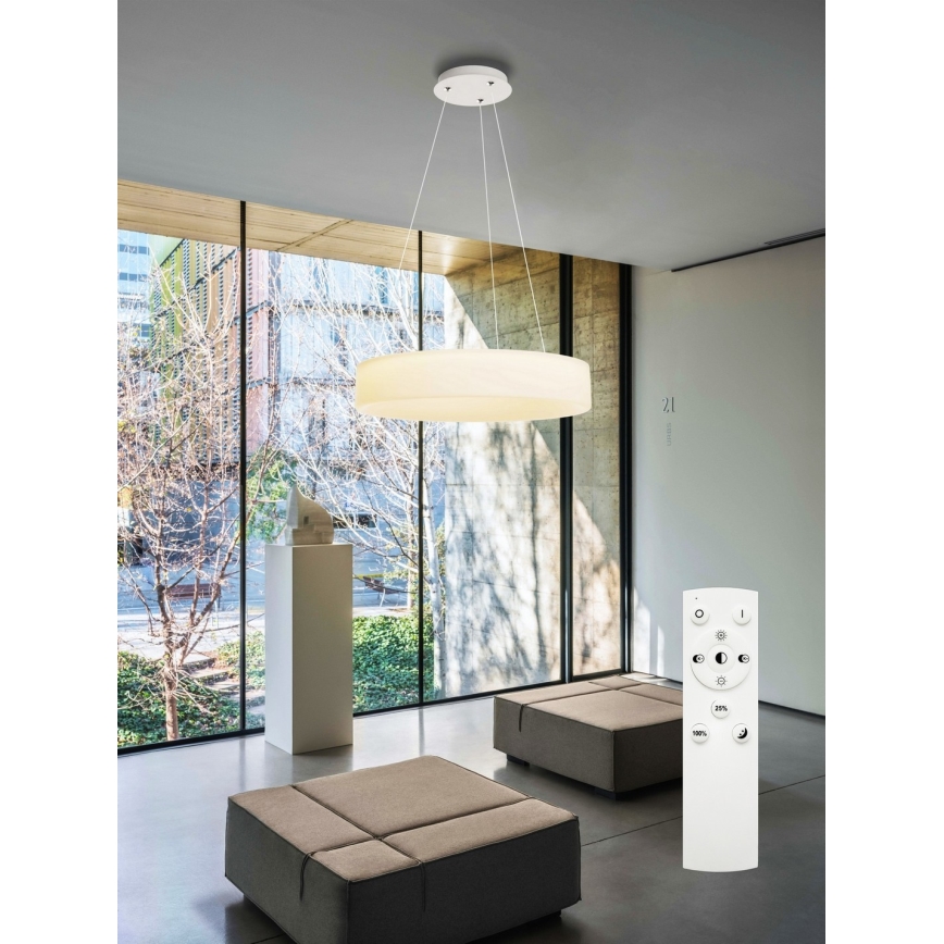 Top Light - Ρυθμιζόμενο κρεμαστό φωτιστικό LED σε καλώδιο HALO LED/40W/230V 3000-6500K Ø 44 cm + τηλεχειριστήριο