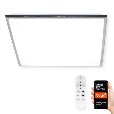 Top Light Silver H MAX SMART - LED RGB dimmable φωτιστικό οροφής με τηλεχειριστήριο SILVER LED/60W/230V Tuya + RC