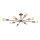 Top Light Star 8 - Κρεμαστό φωτιστικό STAR 8xE27/40W/230V πεύκο