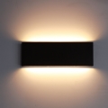 Top Light - Επιτοίχιο φωτιστικό εξωτερικού χώρου LED OBLIGO LED/12W/230V IP65 μαύρο