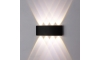 Top Light - Επιτοίχιο φωτιστικό εξωτερικού χώρου LED RAY LED/8W/230V IP44 4000K μαύρο