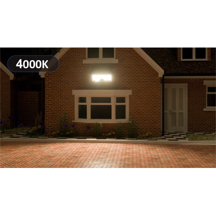 Top Light - Ηλιακός προβολέας τοίχου LED με αισθητήρα HELEON PRO LED/8W/3,7V IP65 4000K