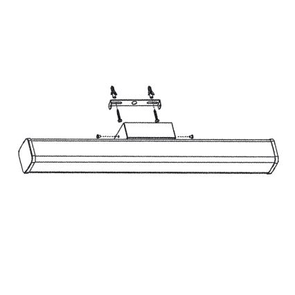 Top Light - Φωτισμός καθρέφτη μπάνιου LED MADEIRA LED/15W/230V 60 cm IP44