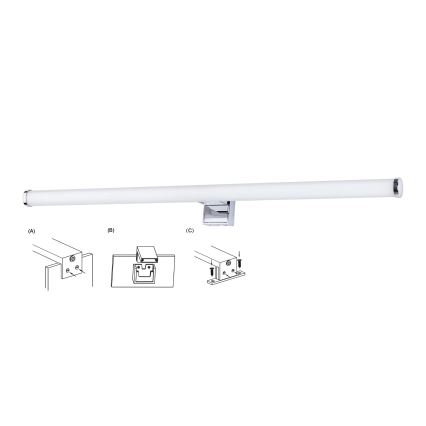 Top Light - Φωτισμός καθρέφτη μπάνιου LED OREGON LED/9W/230V 60 cm IP44