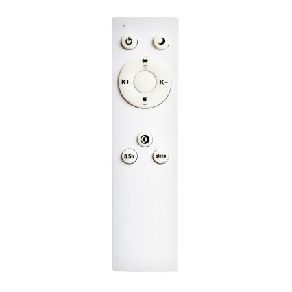 Top Light - LED Dimmable φωτιστικό οροφής REVIT LED/36W/230V 3000-6500K 40x40 cm μαύρο + τηλεχειριστήριο
