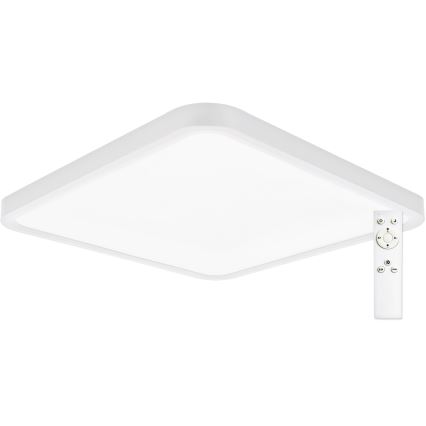 Top Light - LED Dimmable φωτιστικό οροφής REVIT LED/36W/230V 3000-6500K 40x40 cm λευκό + τηλεχειριστήριο