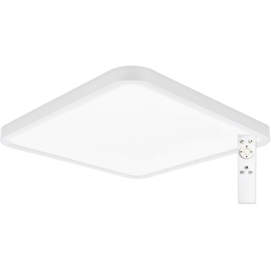 Top Light - LED Dimmable φωτιστικό οροφής REVIT LED/36W/230V 3000-6500K 40x40 cm λευκό + τηλεχειριστήριο