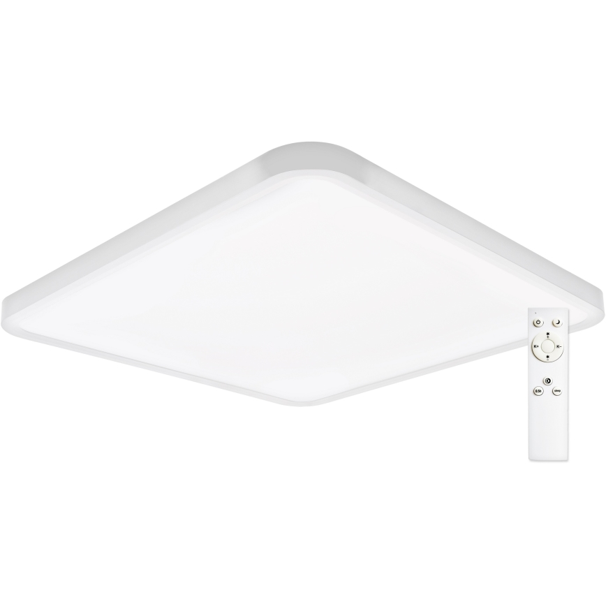 Top Light - LED Dimmable φωτιστικό οροφής REVIT LED/50W/230V 3000-6500K 50x50 cm λευκό + τηλεχειριστήριο