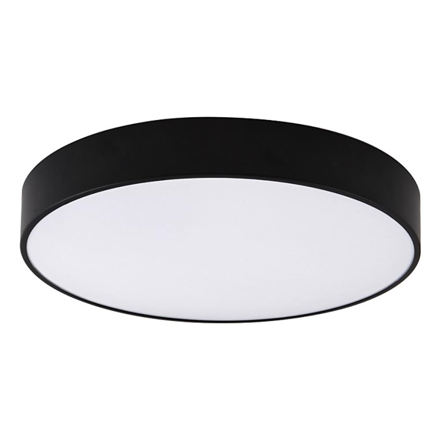 Top Light - Φωτιστικό οροφής μπάνιου dimming LED PETAL LED/48W/230V IP44 3000-6500K διάμετρος 48 cm μαύρο + τηλεχειριστήριο