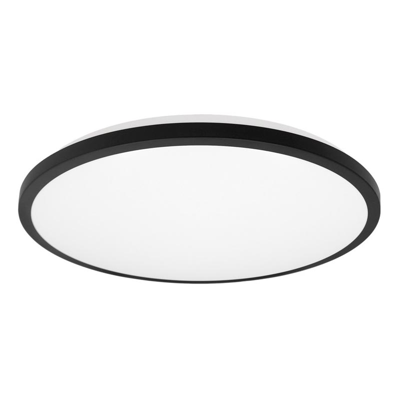 Top Light - Φωτιστικό οροφής μπάνιου LED ONYX LED/10W/230V IP44 3000/4000/6500K διάμετρος 29 cm μαύρο