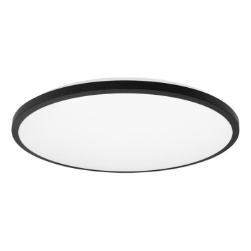 Top Light - Φωτιστικό οροφής μπάνιου LED ONYX LED/18W/230V IP44 3000/4000/6500K διάμετρος 34 cm μαύρο