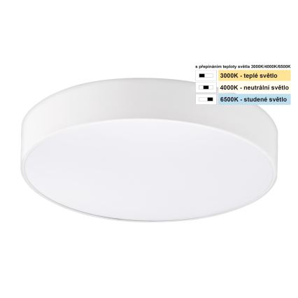 Top Light - Φωτιστικό οροφής μπάνιου LED PETAL LED/24W/230V IP44 3000/4000/6500K διάμετρος 35 cm λευκό