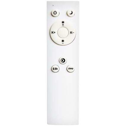 Top Light - Φωτιστικό οροφής μπάνιου dimming LED PETAL LED/48W/230V IP44 3000-6500K διάμετρος 48 cm μαύρο + τηλεχειριστήριο