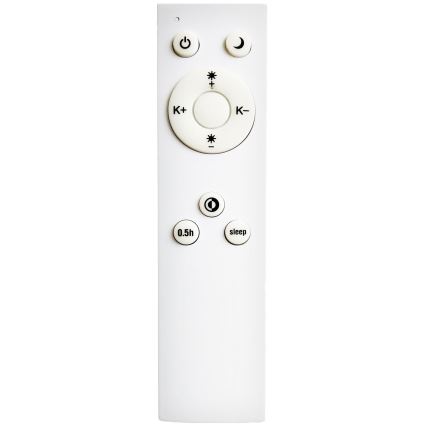 Top Light - Φωτιστικό οροφής μπάνιου dimming LED PETAL LED/48W/230V IP44 3000-6500K διάμετρος 48 cm λευκό + τηλεχειριστήριο