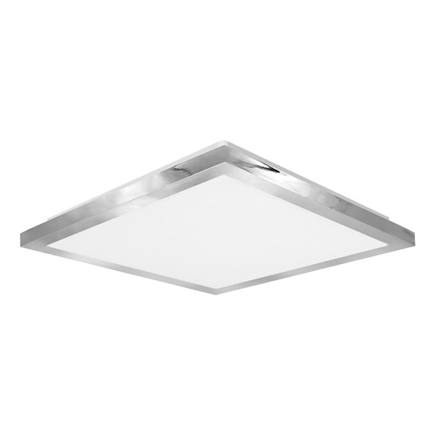 Top Light - Φωτιστικό οροφής μπάνιου LED SILVER LED/10W/230V IP44 3000/4000/6500K 28x28 cm ματ χρώμιο