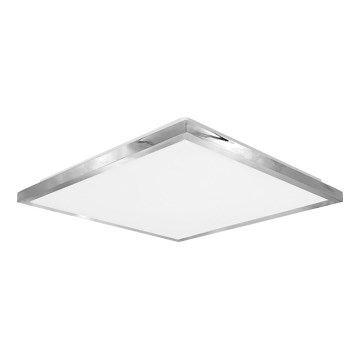 Top Light - Φωτιστικό οροφής μπάνιου LED SILVER LED/24W/230V IP44 3000/4000/6500K 38x38 cm ματ χρώμιο