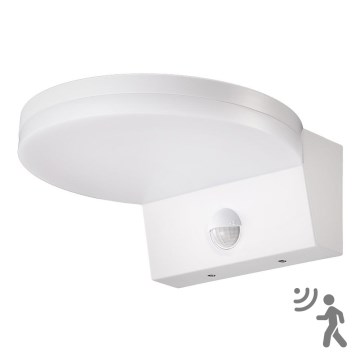 Top Light - Φωτιστικό τοίχου LED εξωτερικού χώρου με αισθητήρα LED/15W/230V IP65 λευκό