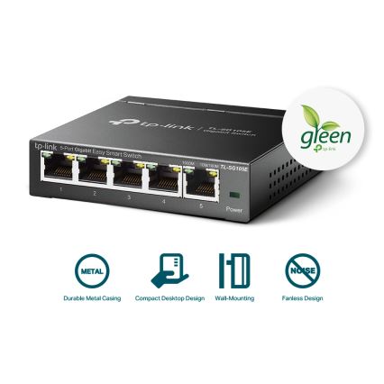 TP-Link - 5 θυρών Gigabit Easy Smart Switch