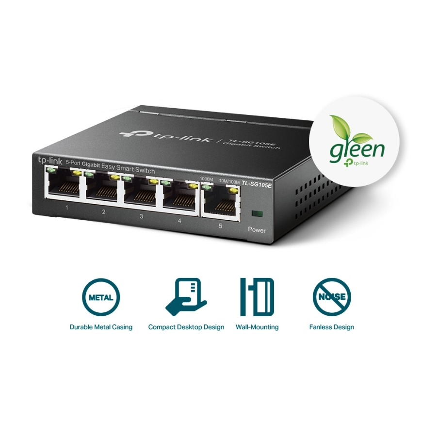 TP-Link - 5 θυρών Gigabit Easy Smart Switch