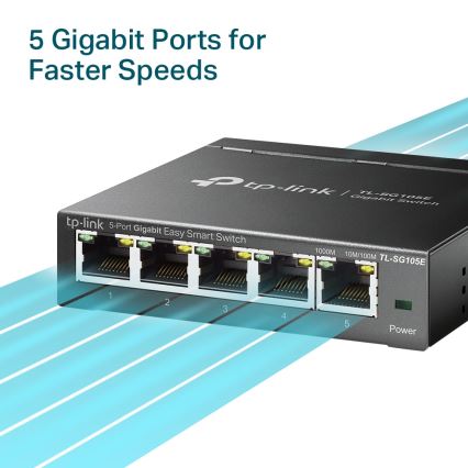 TP-Link - 5 θυρών Gigabit Easy Smart Switch
