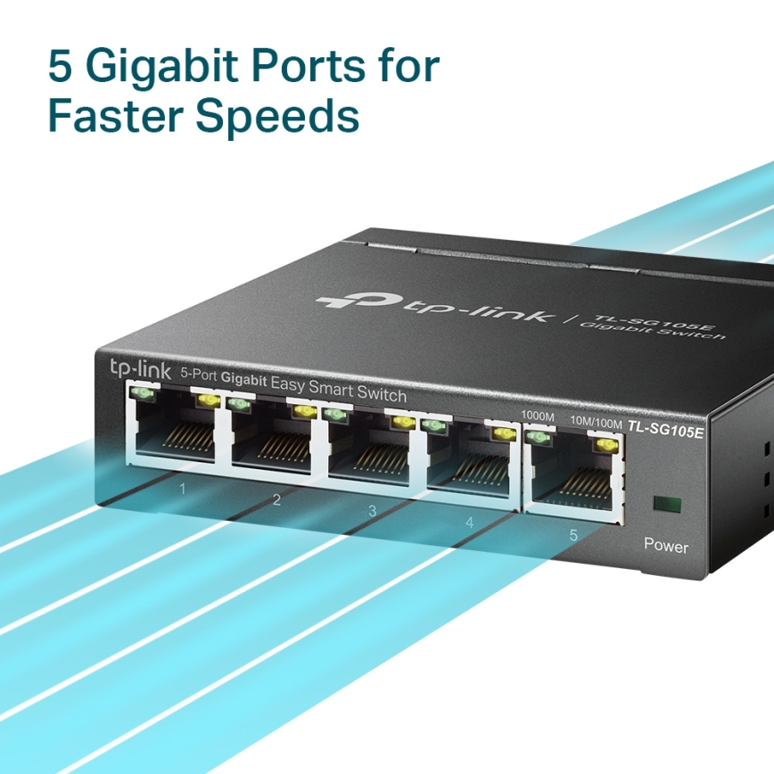 TP-Link - 5 θυρών Gigabit Easy Smart Switch