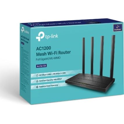 TP-Link - Ασύρματος Gigabit MU-MIMO δρομολογητής Archer C6 V3.2 Wi-Fi