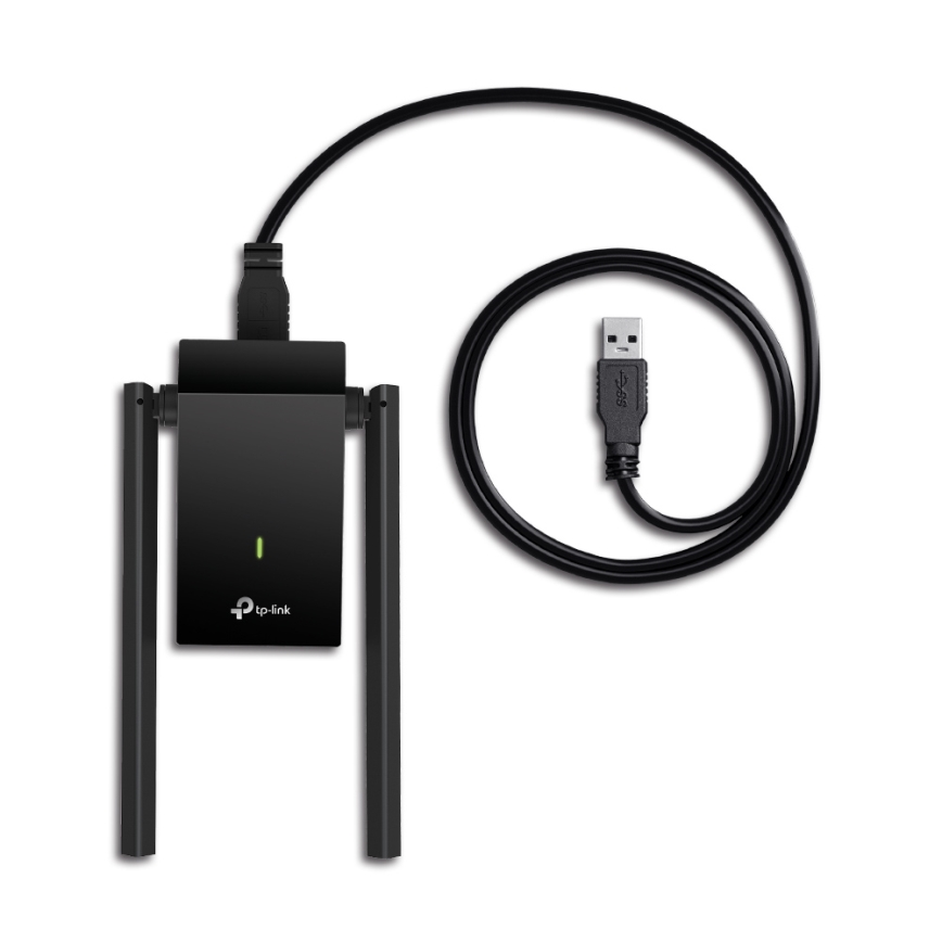 TP-Link - Ασύρματος USB προσαρμογέας δικτύου με κεραίες υψηλής κέρδους Archer T4U Plus Wi-Fi