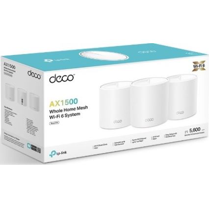 TP-Link - Σετ 3 τεμαχίων Wi‑Fi 6 mesh σύστημα για ολόκληρο το σπίτι Deco X10